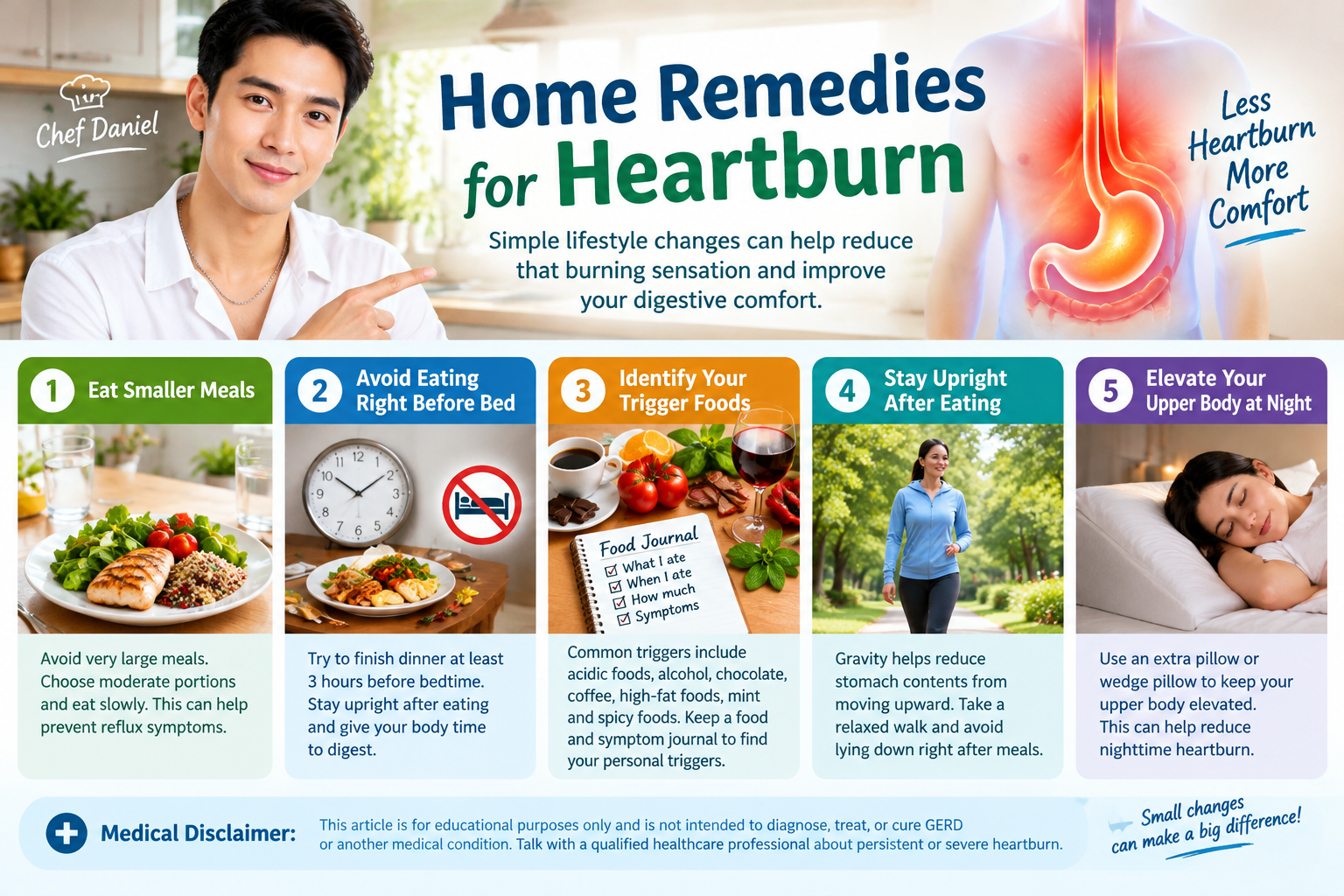 home remedies for heartburn